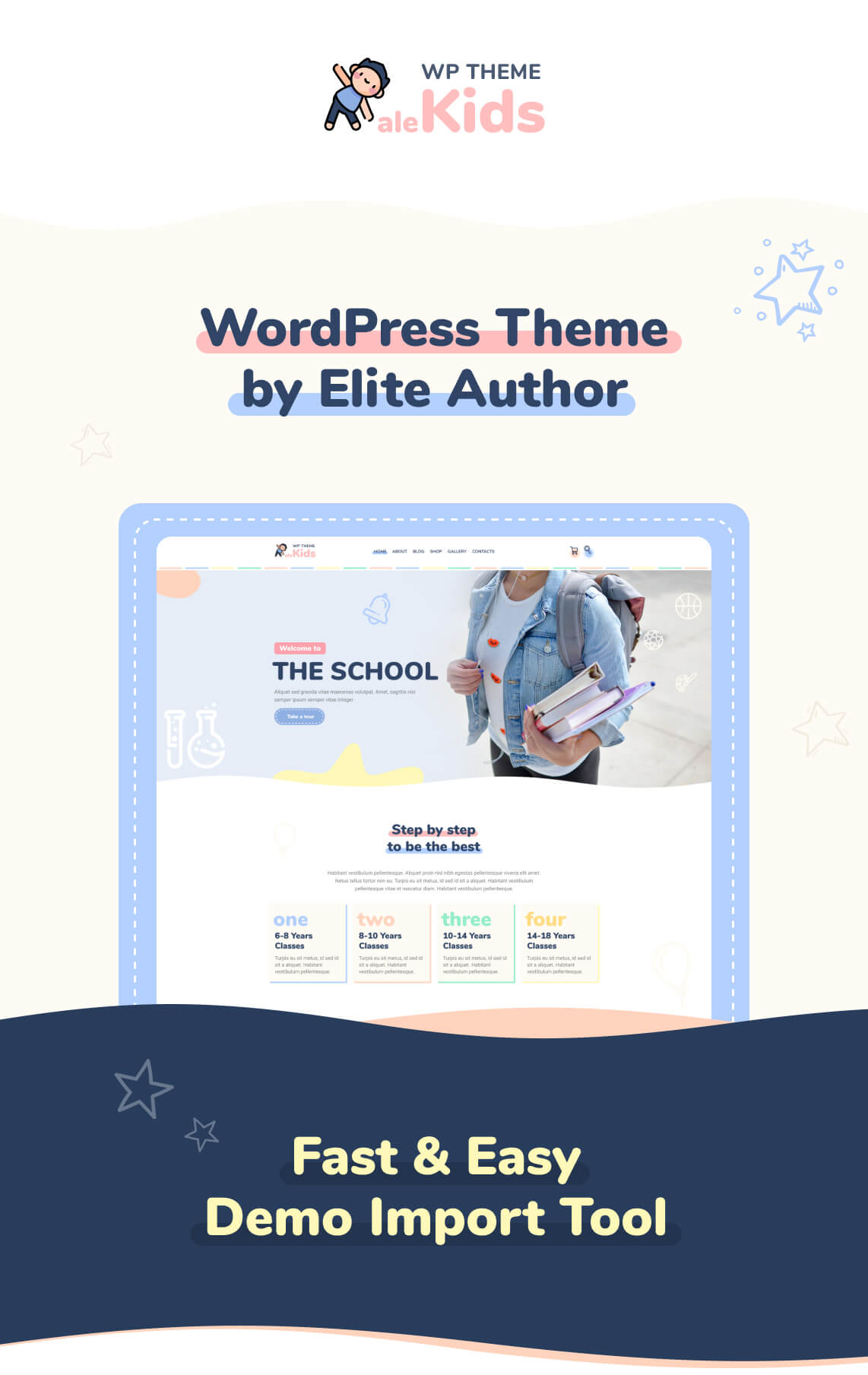 Alekids WordPress Theme - 1