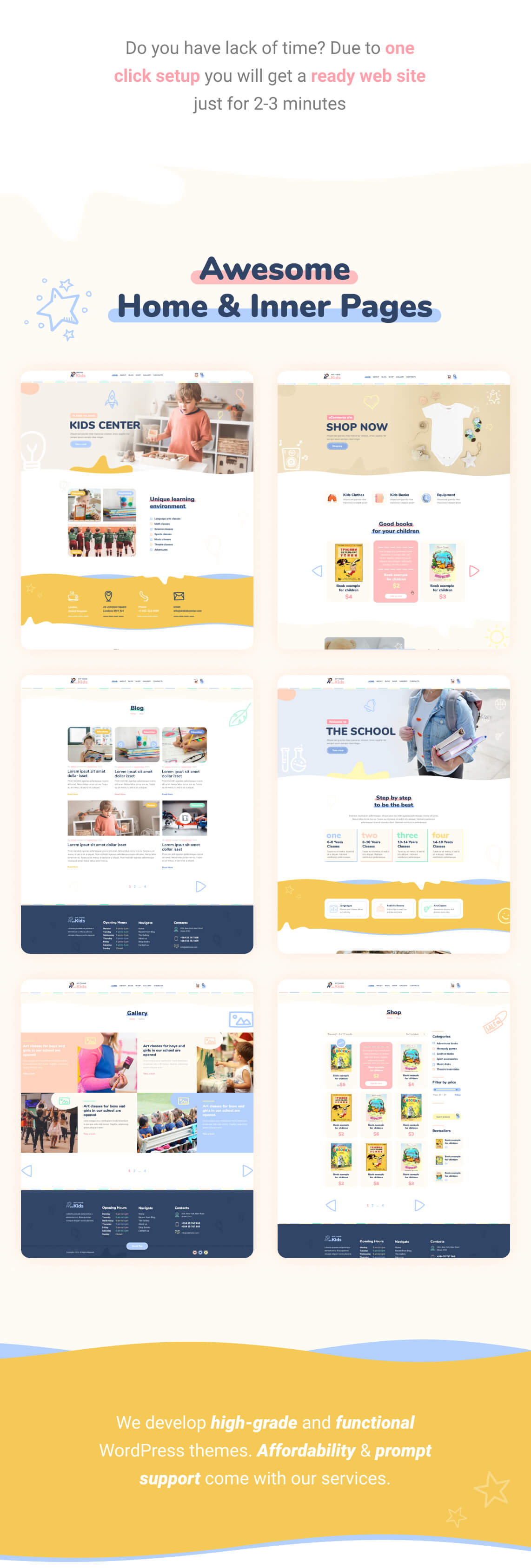 AleKids | Kindergarten & Preschool WordPress Theme - 2