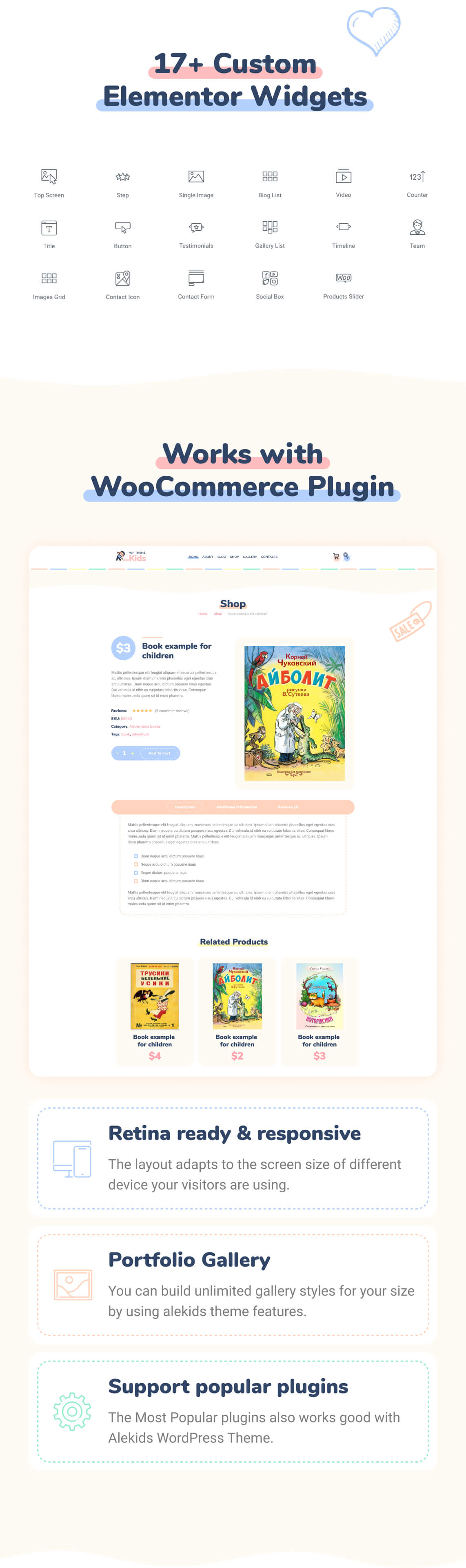 AleKids | Kindergarten & Preschool WordPress Theme - 3