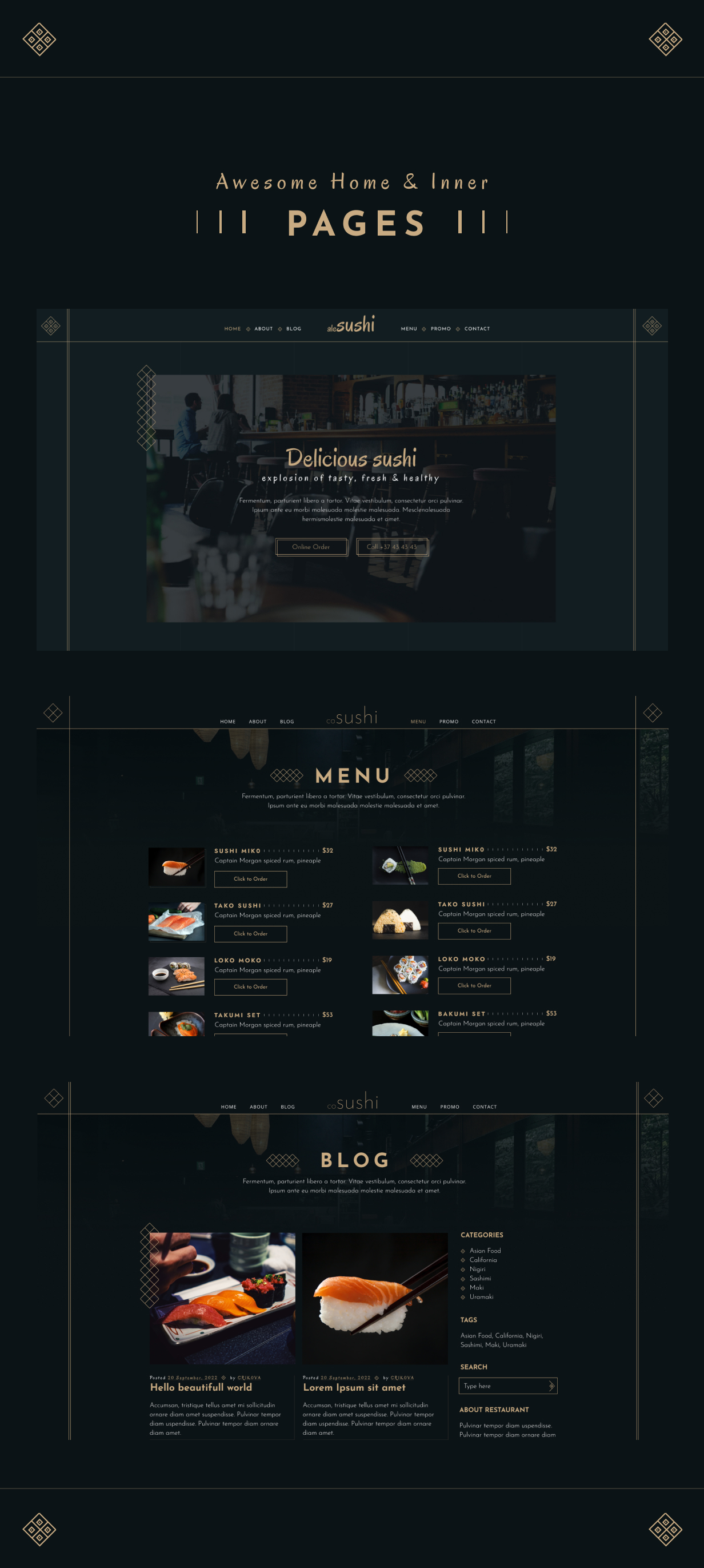 AleSushi | Sushi and Asian Food Restaurant WordPress Theme - 3